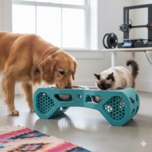Pet Food Bowl Stand